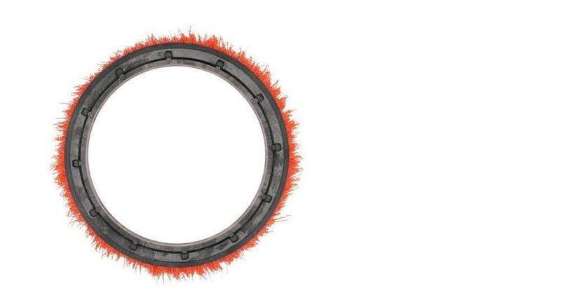 Oreck Commercial 237047 Orange Tile and Resilient Floor Scrub Brush, 10.5 in. Diameter, Polypropylene Bristle Brush, Use with ORB550MC Oreck Commercial Orbiter Hard Floor Cleaner Machine - Image 3
